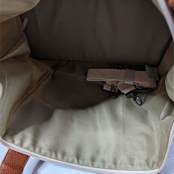 Graf Lantz Carry-On Travel Weekender Tote Bag Tan - Picture 4 of 7